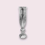 Exquisite Polystone Mirror Mosaic Vase 32x120cm | Luxurious Home Decor