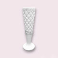 Elegant White Polystone Vase 20x77 cm| Modern Minimalist Decor