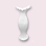 Elegant White Ceramic Big Vase 44x110cm | Modern Home Decor