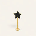 mini star shape blackboard, small star-shaped chalkboard, blackboard with support easels, whimsical blackboard decor, mini star blackboard, cute small blackboard
