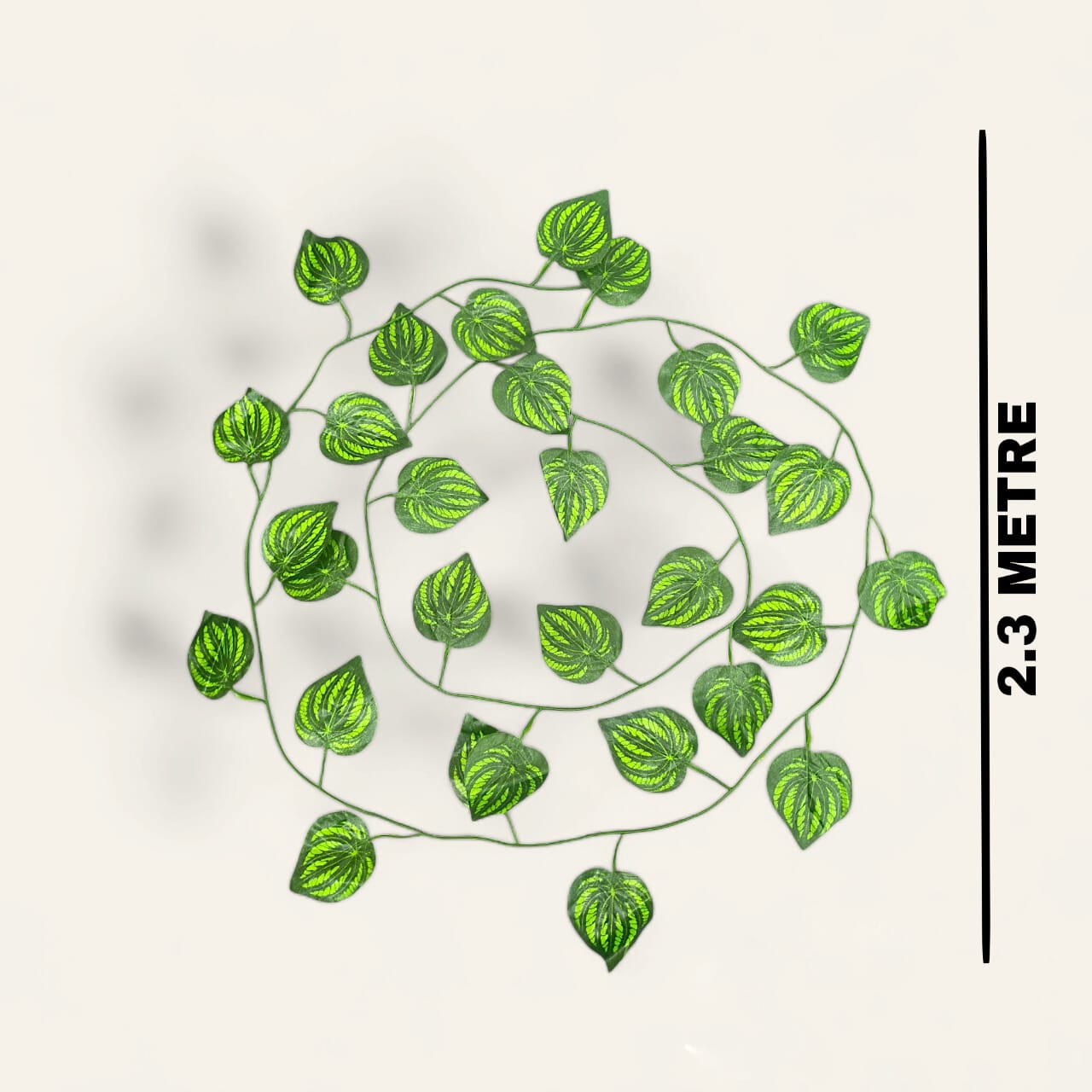 Artificial green vine creeper hanging leaf, faux vine creeper bunch, decorative garland, indoor outdoor greenery, long hanging vines