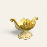 Ceramic candy plate with stand, fruit serving plate, elegant ceramic dish, ceramic serving plate, decorative fruit dish