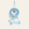 Baby boy foam board decor, "It's a Boy" hanging foam board, 25 cm baby shower decor, organza ribbon baby boy decor, baby shower blue foam board