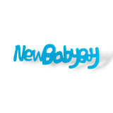 NEWBABYGIRL jute letter cutouts, baby girl decor, 13.5x3 cm jute letters, baby shower jute letters, high-quality jute baby girl decor