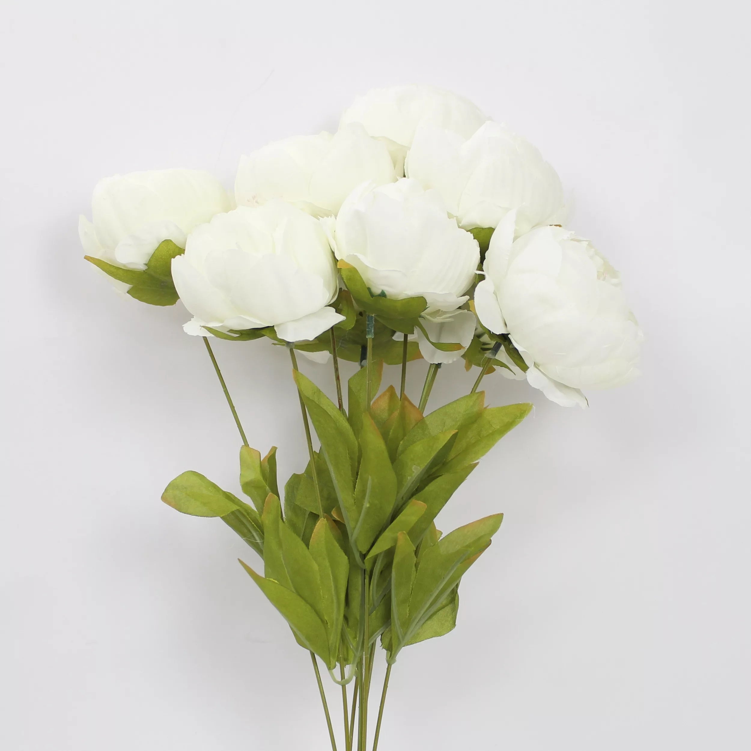 Artificial Peony Flower Bouquet – Realistic Faux Silk Blooms for Home Decor & Weddings
