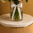 Luxurious 50-Piece Baby Rose Vase Bouquet | Premium Floral Gift