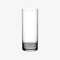 Cylinder Glass Vase 10 x 20 cm | Clear Floral Display Vase