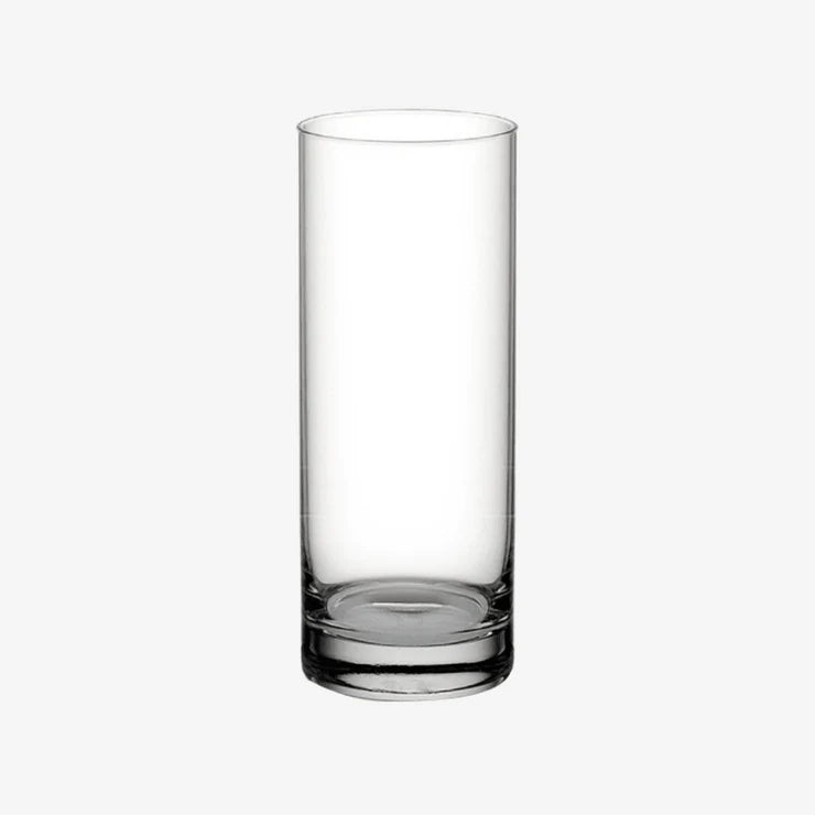 Cylinder Glass Vase 10 x 20 cm | Clear Floral Display Vase