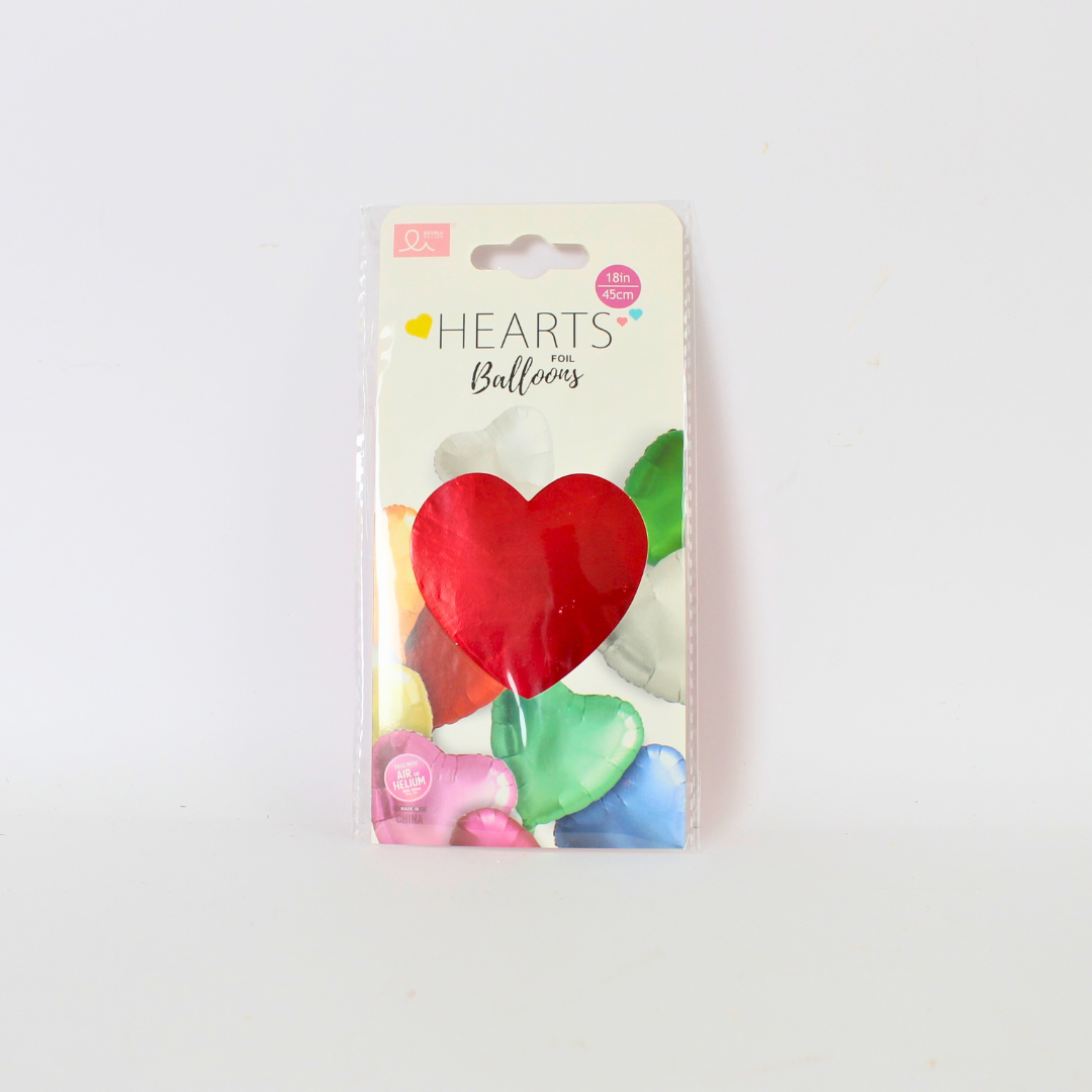 18-Inch Heart-Shaped Foil Balloon | Valentine’s Day & Romantic Party Décor