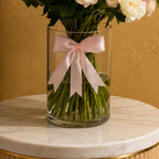 Luxurious 50-Piece Baby Rose Vase Bouquet | Premium Floral Gift
