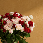 Premium 25-Piece Baby Rose Vase Bouquet | Elegant Floral Arrangement