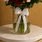 Luxurious 50-Piece Baby Rose Vase Bouquet | Premium Floral Gift