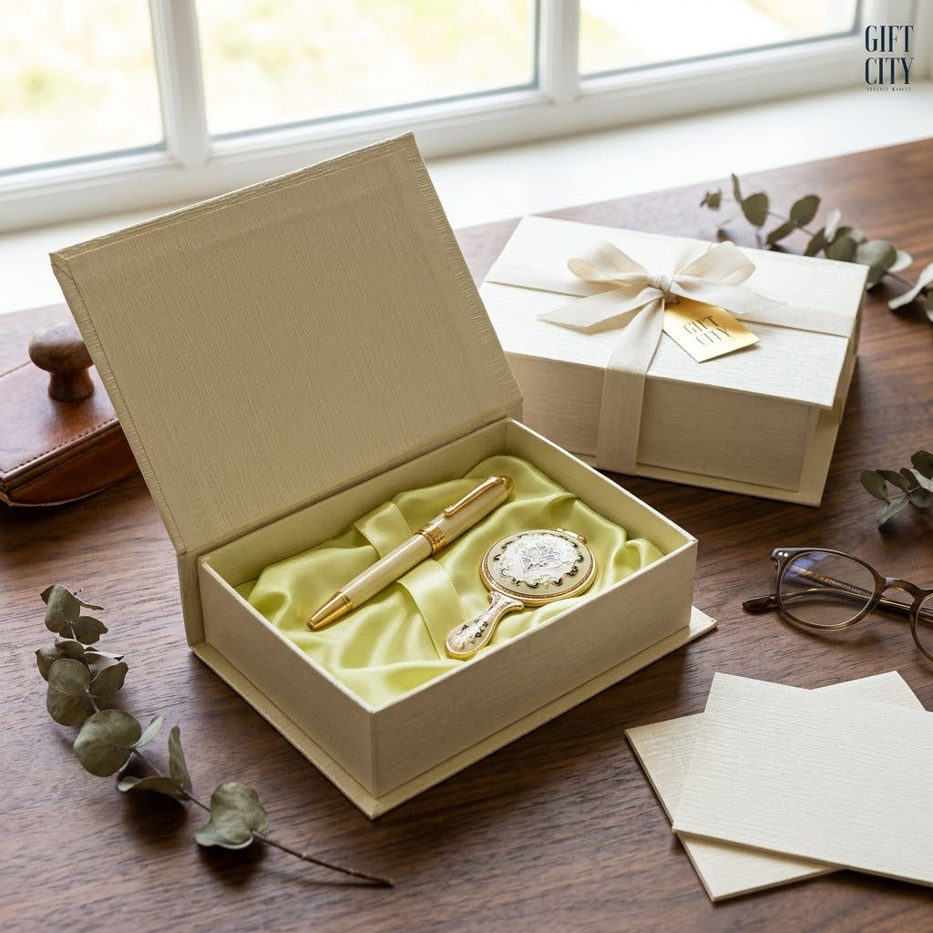 Elegant Gift Box 14x10x3.5cm | Luxury Jewelry Presentation Box