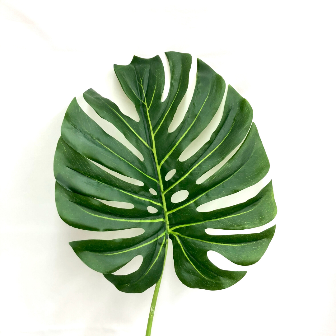artificial leaf monstera leaf