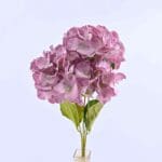 artificial hydrangea flower violet