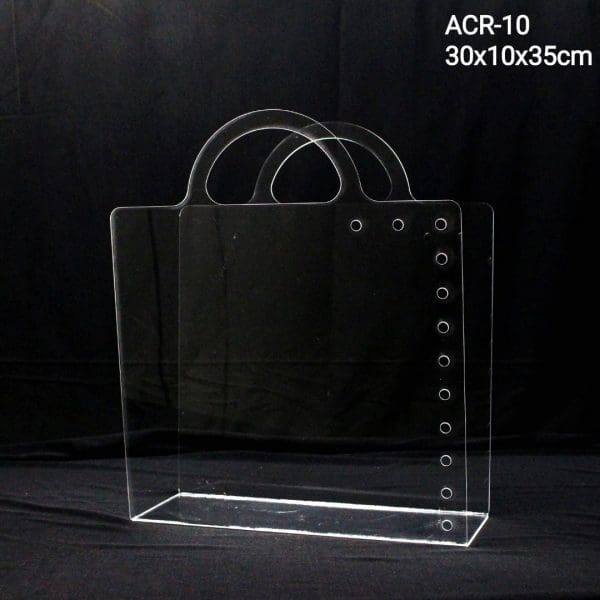 acrylic gift flower bag