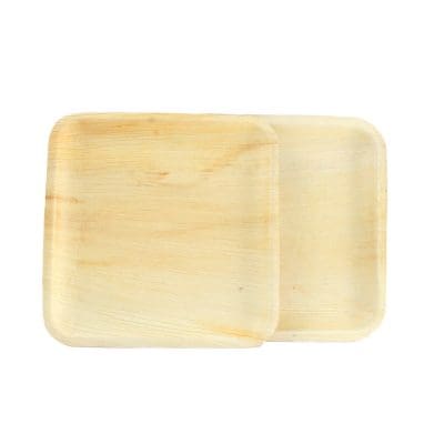areca leaf plate round