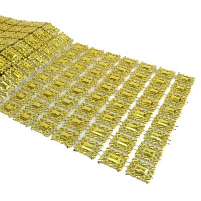 gold mesh ribbon