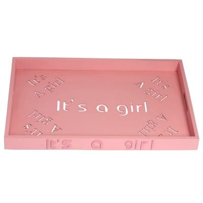 its a boy wood tray