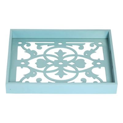 rectangle wood tray
