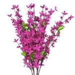 Artificial Dendrobium Orchid Flower Silk Dendrobium Orchid Arrangement Lifelike Dendrobium Orchids for Home Decor Artificial dendrobium orchid flowers Silk dendrobium flower arrangement Fake dendrobium orchids