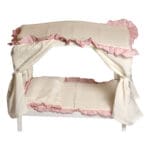 Baby Shower Canopy Display Stand in cream with pink ruffles
Elegant party canopy decoration stand
Cream and pink baby shower decor stand
Whimsical canopy display for baby showers
Charming baby shower canopy centerpiece