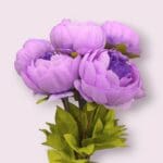 Realistic artificial peony flowers Silk peony flowers in a vase Artificial peonies for home decor Vibrant artificial peony bouquet Close-up of artificial peony flower Decorative faux peony flowers Artificial peonies for wedding arrangements Maintenance-free peony flowers Lifelike artificial peonies Assorted colors of artificial peony flowers