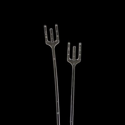 Plastic card holders for flower bouquets set of 80 Durable clear card holders for floral arrangements Florist card holders for message cards Transparent plastic card holders for flowers Bouquet card holders for florists