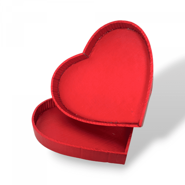 Heart Shape Empty Cardboard Box | Customizable Gift Packaging,Chocolate Decor BROWN - Image 2