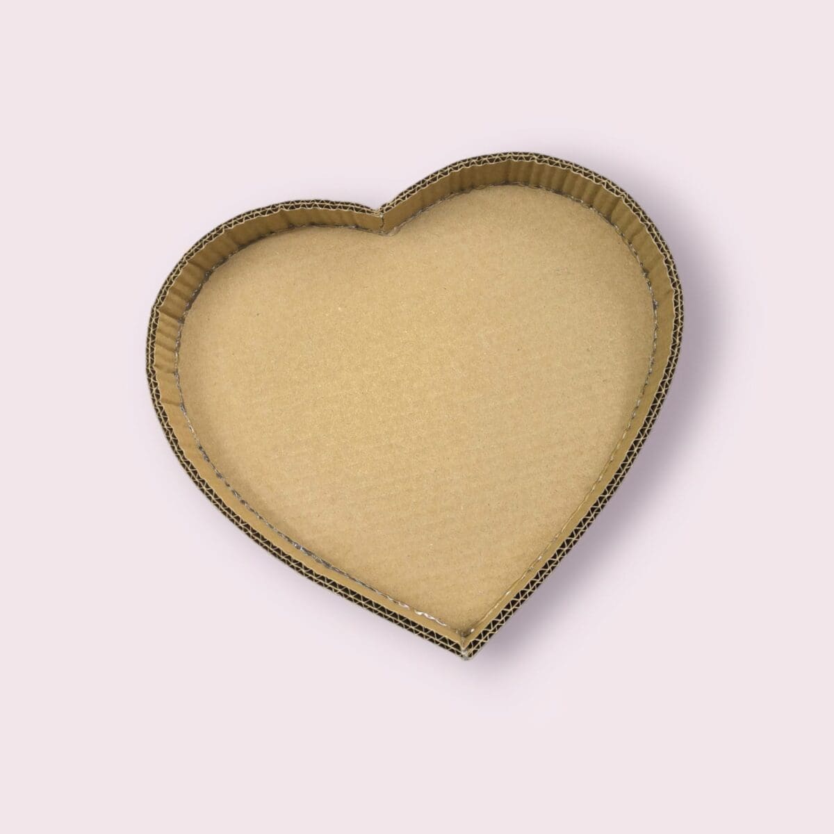 heart-shaped cardboard box, empty cardboard box, customizable gift box, plain cardboard gift box, heart gift packaging