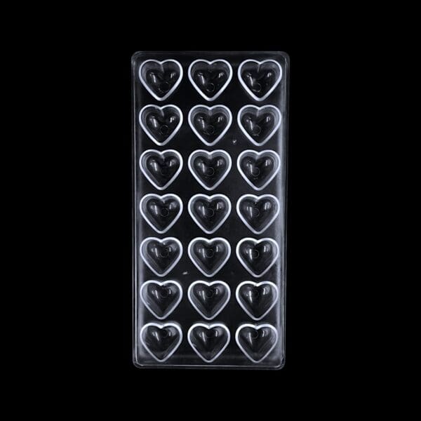 heart shape chocolate mould, PVC chocolate moulds, heart-shaped candy mould, chocolate mould tray, heart chocolate making