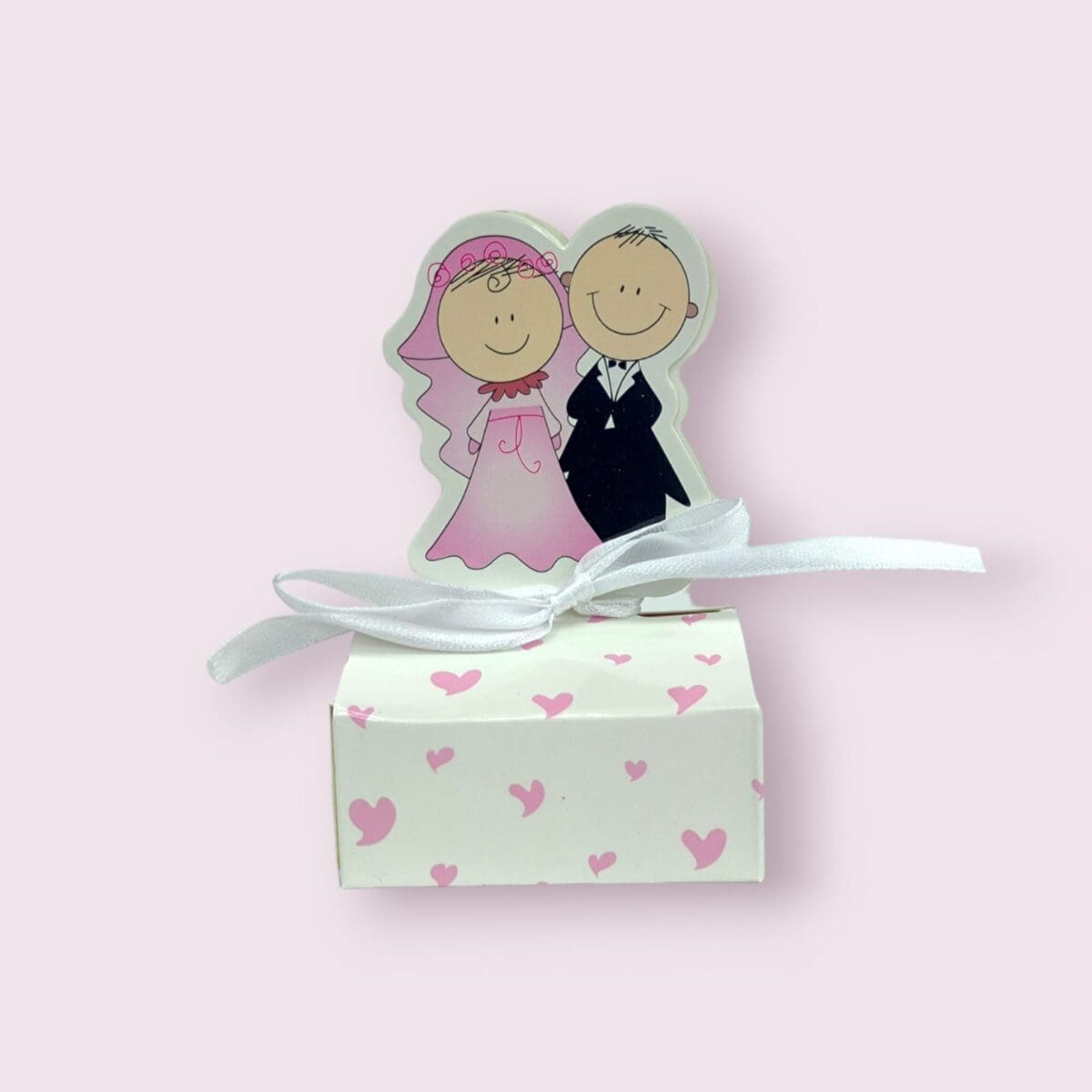 wedding decor paper box, couple image gift box, small wedding favor box, ribbon gift box, wedding memento box