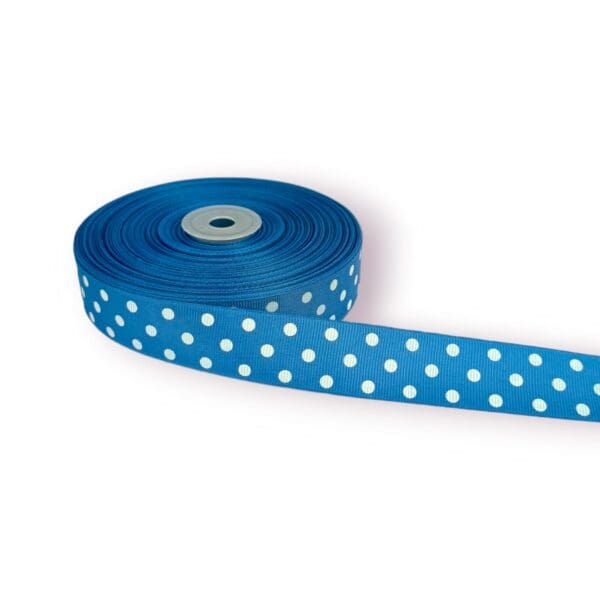 polka dot grosgrain ribbon, 1 inch ribbon, 50 yard ribbon, crafting ribbon, gift wrapping ribbon, decorative ribbon