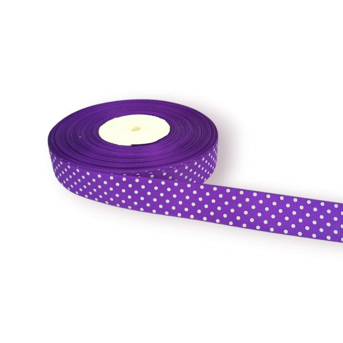 polka dot grosgrain ribbon, small polka dot ribbon, 1 inch ribbon, 50 yard ribbon, crafting ribbon, gift wrapping ribbon, decorative ribbon