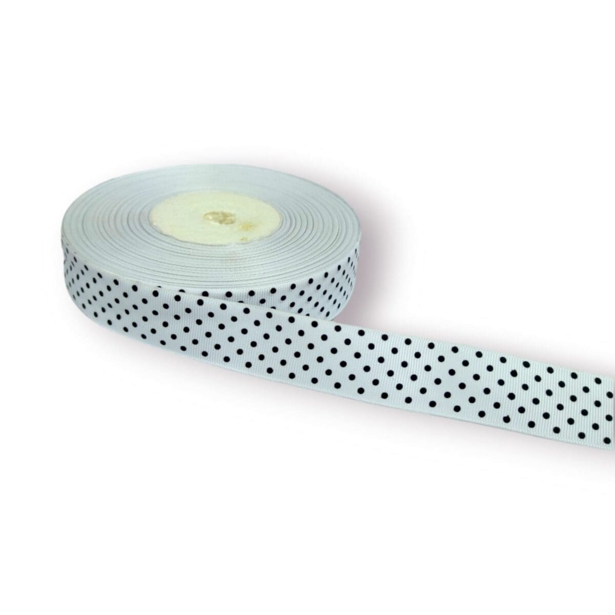 polka dot grosgrain ribbon, small polka dot ribbon, 1 inch ribbon, 50 yard ribbon, crafting ribbon, gift wrapping ribbon, decorative ribbon