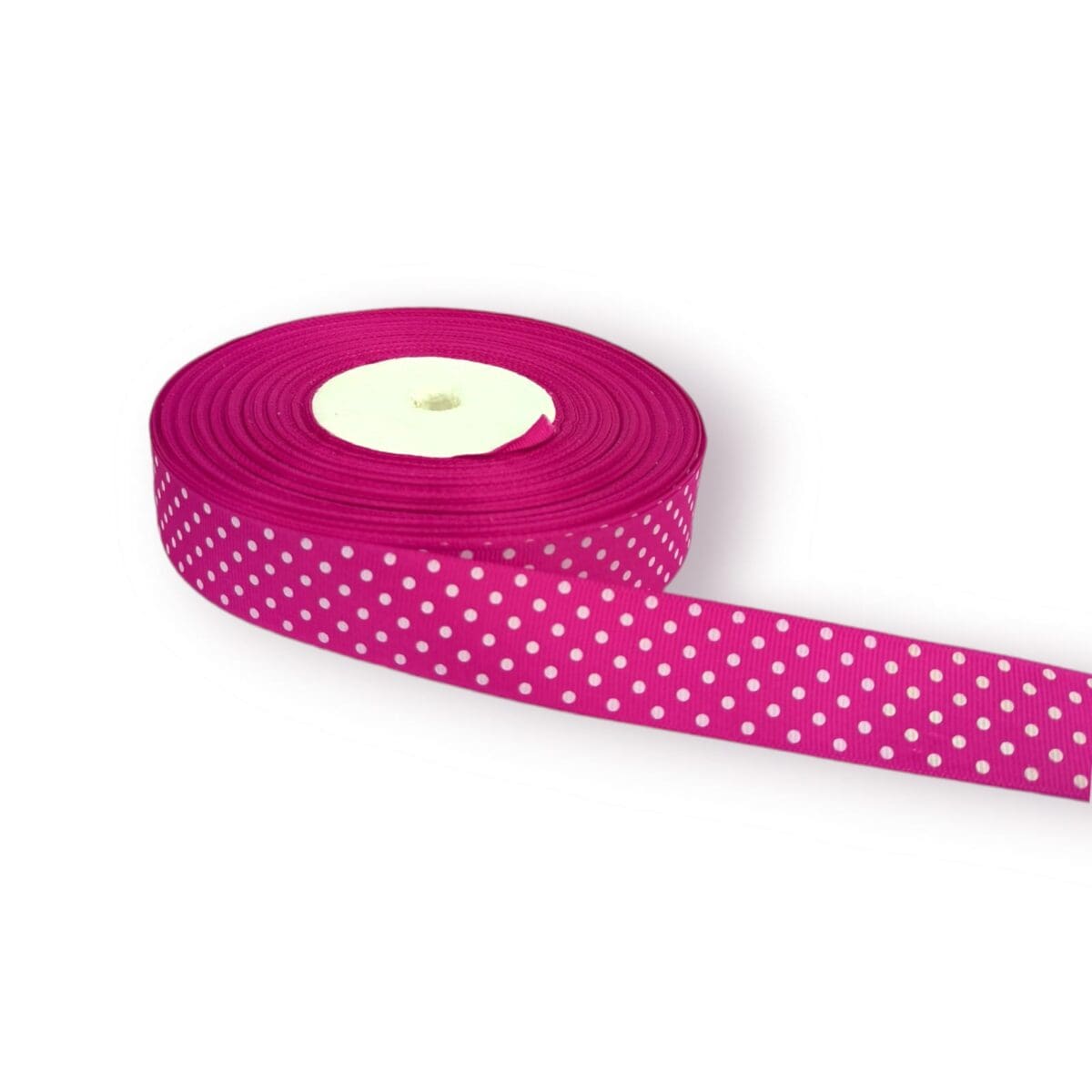 polka dot grosgrain ribbon, small polka dot ribbon, 1 inch ribbon, 50 yard ribbon, crafting ribbon, gift wrapping ribbon, decorative ribbon