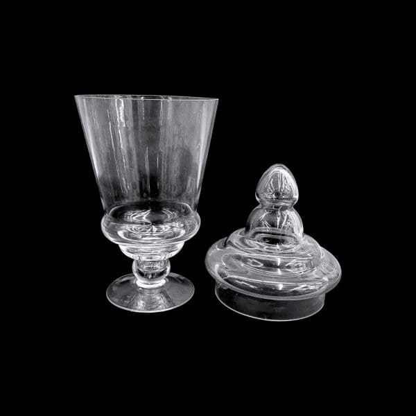 Large Apothecary Jar Glass with Lids 15x23x35cm | Elegant Storage Solution - Image 2