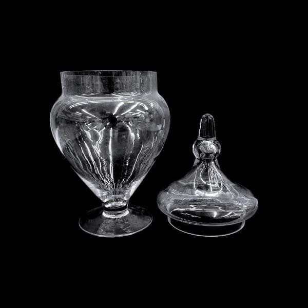 Large Apothecary Jar Glass with Lids 18x25x42cm | Elegant Storage Solution - Image 2