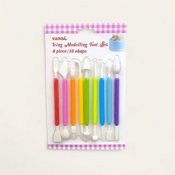 Icing Modelling Tool Set 9 Pieces/18 Shapes | Complete Cake Decorating Tools - Image 2