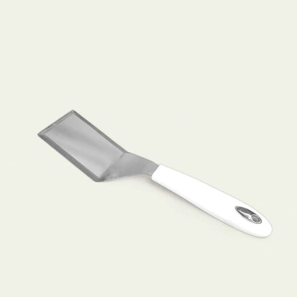 Spatula cutter lasagna turner with white handle, kitchen utensil, durable lasagna cutter, multi-function turner, stylish spatula tool