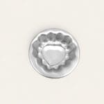 Aluminium cupcake baking moulds 12.5 cm, oven safe cupcake moulds, non-stick jelly moulds, baking tools, durable cupcake cups