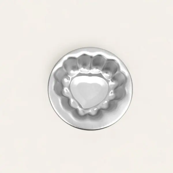 Aluminium cupcake baking moulds 12.5 cm, oven safe cupcake moulds, non-stick jelly moulds, baking tools, durable cupcake cups