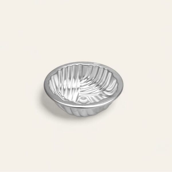 Aluminium jelly cupcake baking moulds 11 cm, oven safe baking cups, non-stick aluminium moulds, mini cake moulds, durable cupcake moulds