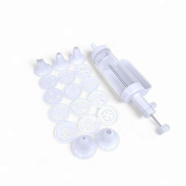 Cookie Press and Cake Decorator Set, Cookie Decorating Discs, Funnel Icing Tips