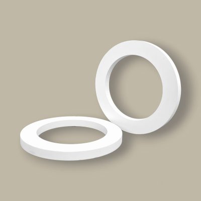 white wood round shape, 20cm round wood base, center hole wood shape, DIY wood craft base, decorative wood circle, white wood craft supplies