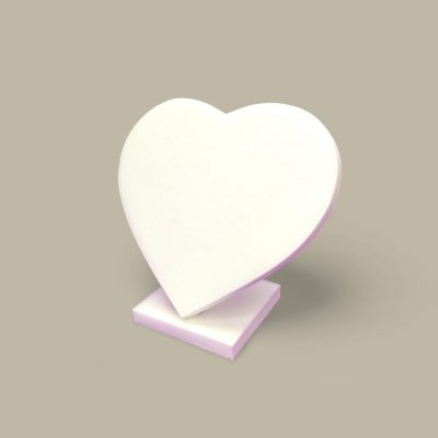Styrofoam heart with stand, handmade heart decoration, 26x30cm heart stand, romantic event decor, Styrofoam heart display, wedding heart decor