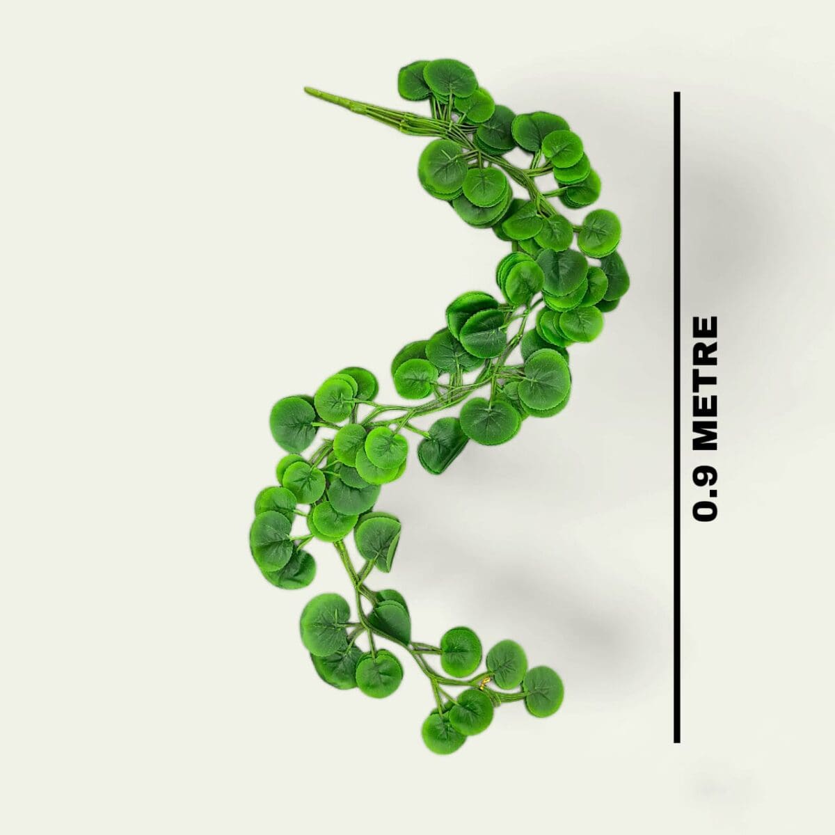 Artificial Dichondra Repens garland, hanging leaf decoration, faux cascading foliage, indoor greenery, outdoor plant decor