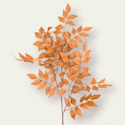 Artificial European ash stick leaf multicolor, 95 cm stick leaf, floral arrangement greenery, event decor leaf, tall artificial foliage