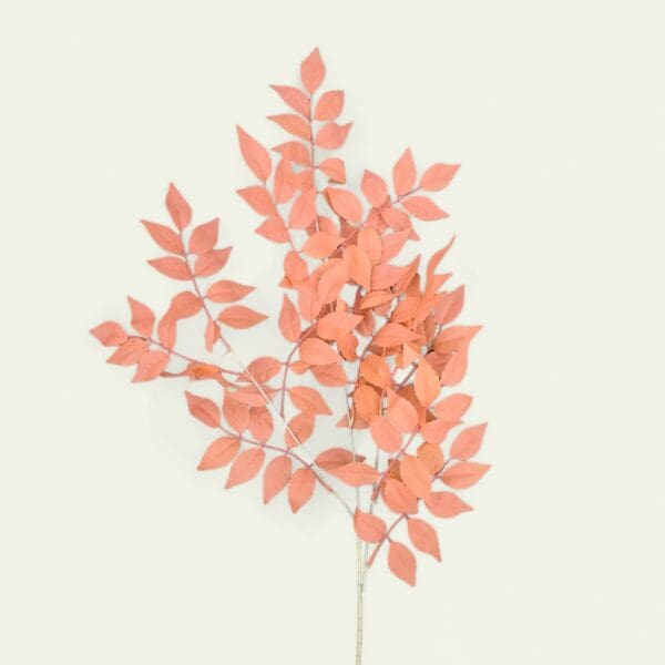 Artificial European ash stick leaf multicolor, 95 cm stick leaf, floral arrangement greenery, event decor leaf, tall artificial foliage