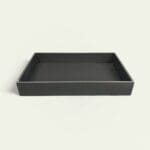 WPC rectangular black tray, black tray for flowers, flower arrangement tray, event decor tray, WPC floral tray, black rectangular tray